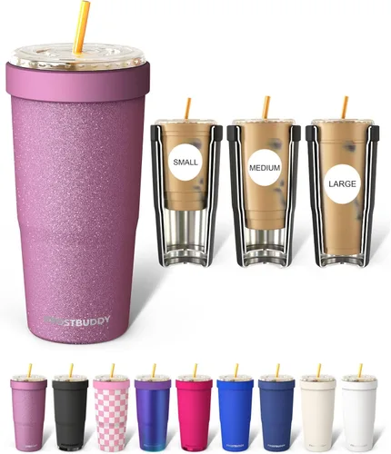 Miniatura 20 de Frost Buddy Togo Buddy 30oz Stainless Steel Vacuum Insulated Tumbler To Go Coffee Cup – Iced Coffee Sleeve, Travel Mug, Thermal Cup for Hot & Cold