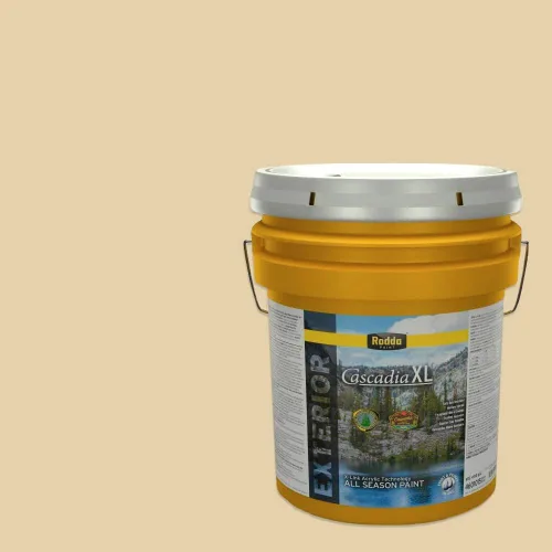 Miniatura 94 de Rodda Paint CASCADIA XL Pintura e imprimación satinada exterior en uno, cuarto de galón, otoño niño