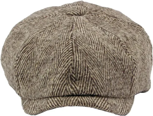 Miniatura 5 de Sombrero de espiga clásico para hombre, gorra plana de Newsboy Gatsby Ivy Cabbie