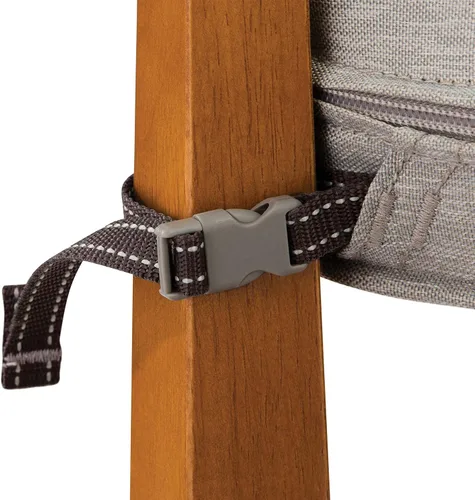 Miniatura 6 de Classic Accessories Montlake FadeSafe - Cojín cuadrado para asiento de patio, resistente al agua, 23 x 23 x 5 pulgadas, color henna jaspeado