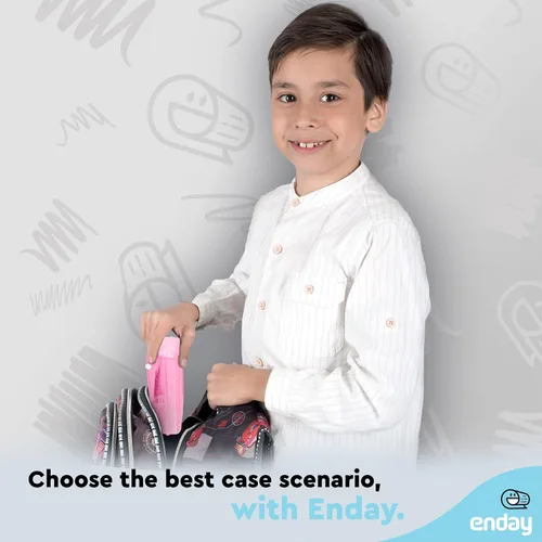 Miniatura 6 de Emraw Caja de almacenamiento de utilidad, caja de lápices multiusos de color brillante para suministros escolares, caja de lápices de plástico