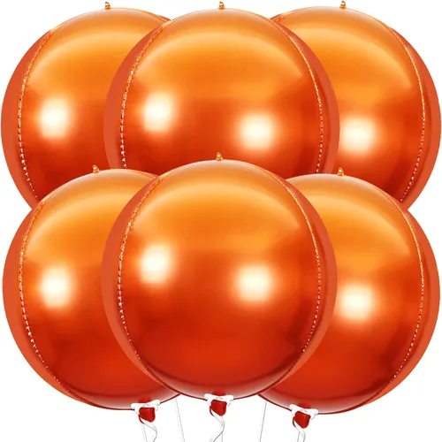 Miniatura 18 de KatchOn, Globos de papel aluminio de color rosa claro, 22 pulgadas, paquete de 6 unidades, globos de Mylar rosa claro para decoraciones de Navidad