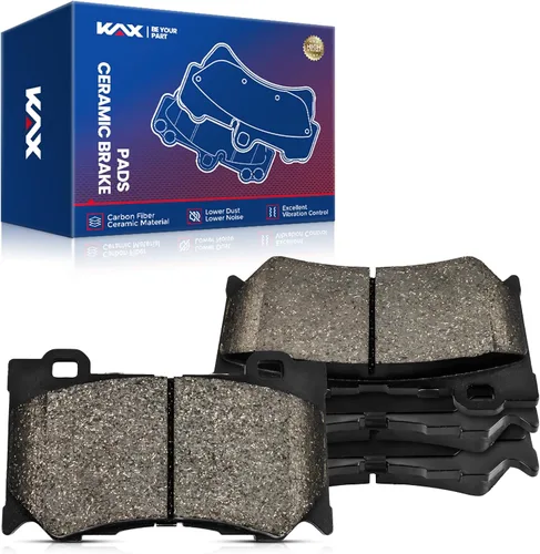 Miniatura 70 de KAX Pastillas de freno D369 Pastillas de freno delanteras de cerámica para C1500 1988-1999, K1500 1988-1999, Ram 1500 1994-1999, K2500 1988-2000