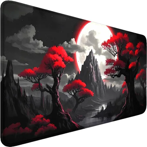 Miniatura 10 de Fantasy Black Lotus TCG - Tapete de juego de 24 x 14 pulgadas, tapete de juego para MTG DTCG CCG RPG Trading Card Game Mats superficie lisa juego