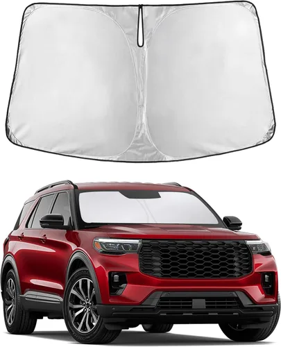 Miniatura 134 de Autovir Parasol para parabrisas Rivian R1S 2022-2024 2025 2026, parasol para ventana delantera, protección UV, bloqueador de calor, accesorios
