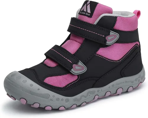 Miniatura 15 de Mishansha Botas de Senderismo para Niños Pequeños Niñas Niños Zapatos de Senderismo Resistentes al Agua Anti-Colisión Antideslizantes Atléticas