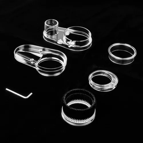 Miniatura 7 de FoxAlien Zapatilla Antipolvo de 69mm de Diámetro para Máquina de Router CNC, Compatible con Motor de Husillo de 52mm y Router de 65mm, Diámetro