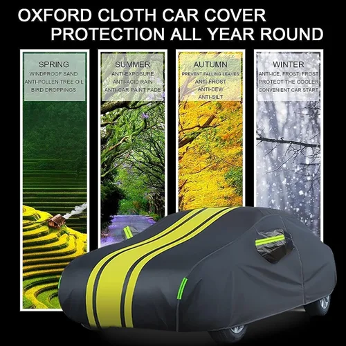 Miniatura 3 de Car Cover Compatible with KIA Besta/Carens/Cee'd/Ceed/Cerato,Outdoor Car Covers All Weather Waterproof Breathable Large Car Cover with Zipper,Custom