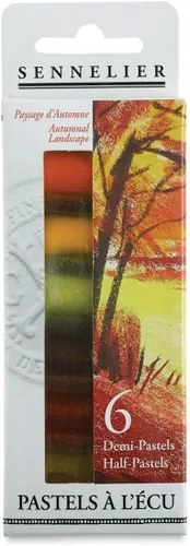 Miniatura 2 de SENNELIER Pastel francés extra suave para artistas profesionales, inspirado en otoño, juego de 6