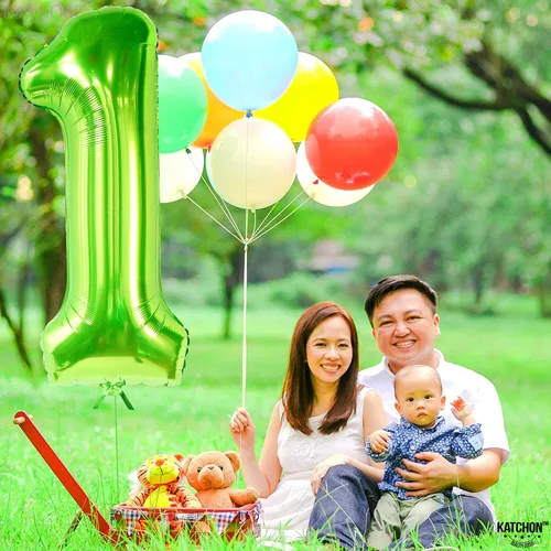 Miniatura 737 de KatchOn, Globo grande azul número 2 de 40 pulgadas Decoraciones de cumpleaños de Baby Shark para niño de 2 años Globo azul número 2 Globo