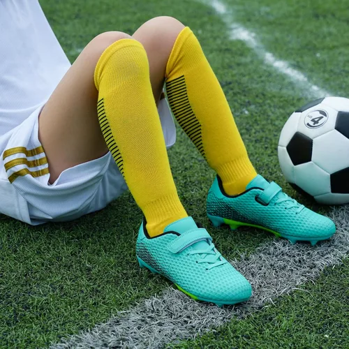 Miniatura 2 de Hawkwell Zapatos deportivos para niños con tacos de fútbol para exteriores (niños pequeñosniños grandes)
