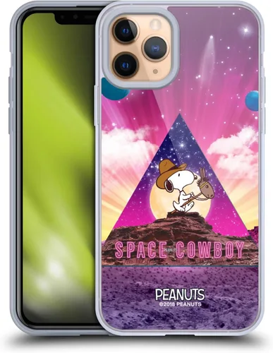 Miniatura 82 de Head Case Designs Funda de gel con licencia oficial de Peanuts Nebula Cactus Needles Snoopy Space Cowboy [protección de grado militar] compatible