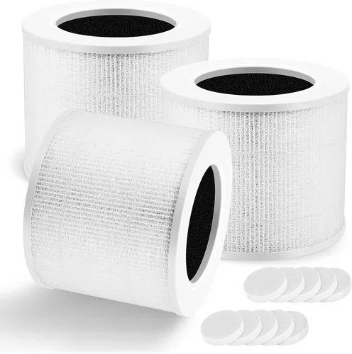 Miniatura 53 de Filtro de repuesto HE401 para purificador de aire Shark 4 compatible con purificador de aire con ventilador Shark 4 HE400, HE401C, HE401NP, HE402
