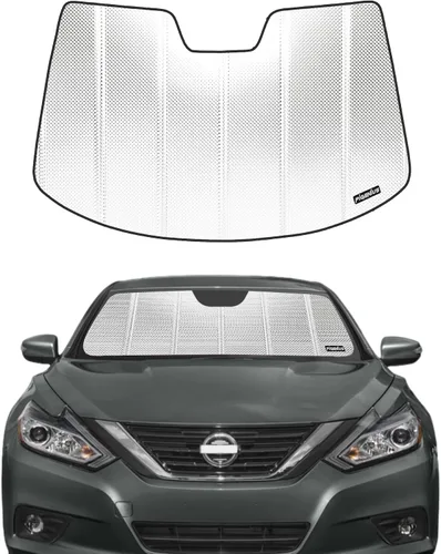 Miniatura 6 de Pigenius Parasol de parabrisas para Nissan Altima Sedan 2013-2018, acabado plateado metálico