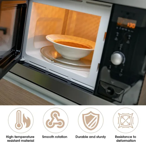 Miniatura 6 de Anillo y rodillos giratorios de microondas de 8.7 pulgadas, repuesto universal para piezas de microondas Whirlpool, accesorios de microondas, kit