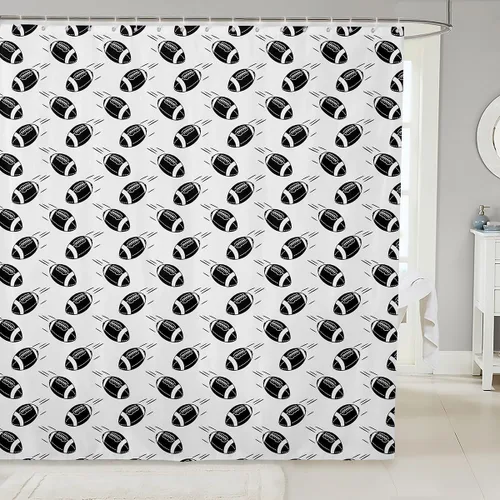 Miniatura 34 de Manfei Cortinas de ducha para niños con lazo de dibujos animados, diseño de mariquita, escarabajo, insecto, niñas, niños, cortinas impermeables
