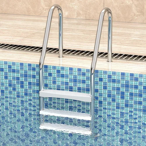 Miniatura 5 de Goovilla Escalera de repuesto para alberca (paquete de 3) Escalera universal de plástico moldeado resistente de 18 pulgadas con 6 pernos de acero