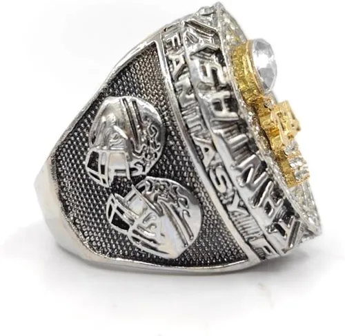 Miniatura 6 de Customized 2024 Fantasy Football League Championship Trophy Rings Prize
