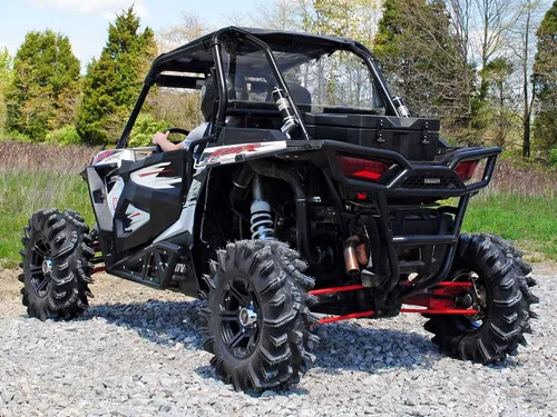Miniatura 2 de SuperATV - Parabrisas trasero para Polaris RZR XP 1000 (2014-2023) Fabricado en EE. UU. Hecho de policarbonato de 1/4" - 250 veces más fuerte