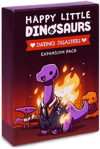 Unstable Games - Happy Little Dinosaurs: Paquete de expansión Dating Disasters - Lindo juego de cartas para niños, adolescentes y adultos - ¡Evita