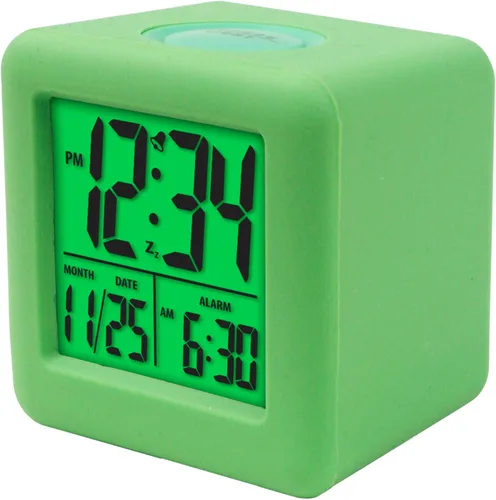 Miniatura 3 de Equity 70913 Reloj despertador digital de silicona azul con retroiluminación bajo demanda
