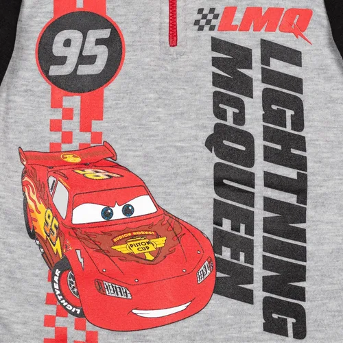Miniatura 2 de Disney Cars Lightning McQueen - Sudadera con capucha de forro polar con media cremallera