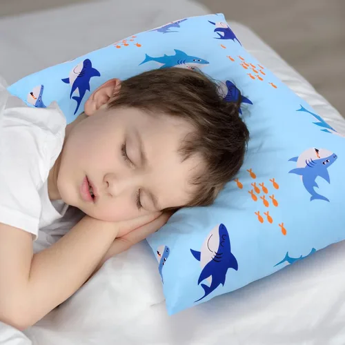 Miniatura 59 de UOMNY - Juego de 2 fundas de almohada para niños, 100 % algodón, funda de almohada, para almohadas de 5.1 x 7.1 pulgadas Búho