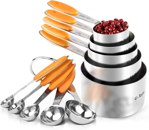 Miniatura 10 de U-Taste - Juego de tazas y cucharas medidoras Multicolores
