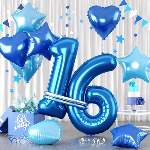 Miniatura 52 de Globos dorados de color champán con el número 11, globos de oro claro, globo de aluminio dorado con forma de corazón con estrella y globo largo