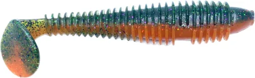 Miniatura 24 de Phat Pak Baits - Phat Swimmer Keitech Style Paddletail Swimbait 3.8" 20ct acanalado perfumado suave plástico Bass pesca señuelo Paquete de variedades