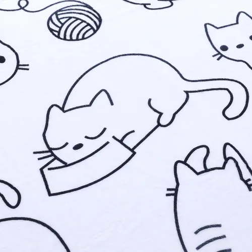 Miniatura 3 de Sviuse Manta de gato para sofá, manta de gato tamaño individual para niñas, mujeres, adultos, gatos, mamá, regalos para mujeres, mantas de gatito