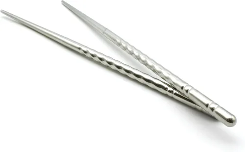 Miniatura 3 de TMAX 4 piezas de acero inoxidable dos cucharas plegables para lavar platos, 3 pulgadas de longitud plegable