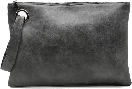 Miniatura 8 de Amaze Bolso de mano de gran tamaño para mujer, bolsa grande de piel sintética, bolso de noche con cartera de hombro para mujer