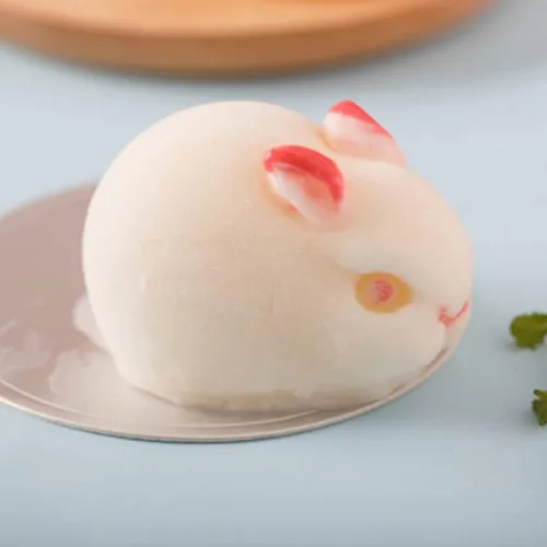 Miniatura 3 de Molde de chocolate de Pascua y dulces, molde de conejo de Pascua 3D de silicona para conejo, molde de chocolate para hornear para hacer pasteles