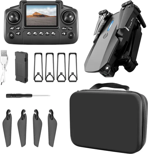 Miniatura 16 de ikaufen YL3 Mini Drone con doble cámara, flujo óptico flotante, zoom 50X, rollo de acrobacias de 360°, cuadricóptero RC para niños y principiantes