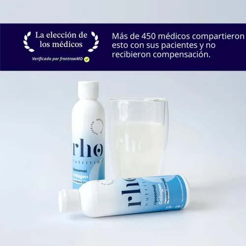 Miniatura 5 de Rho Nutrition Péptidos de colágeno liposomal, suplemento de colágeno líquido de alta absorción, apoya la elasticidad de la piel, la salud