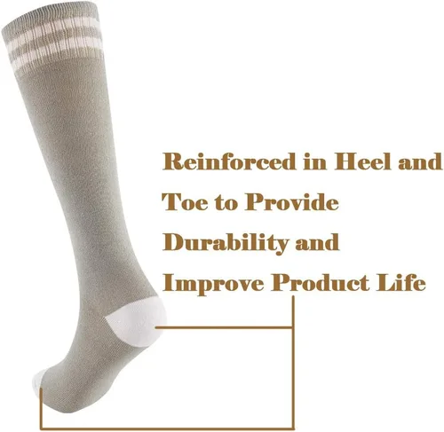 Miniatura 4 de Calcetines altos hasta la rodilla para niños, calcetines de fútbol de algodón para niños, niñas, niños pequeños