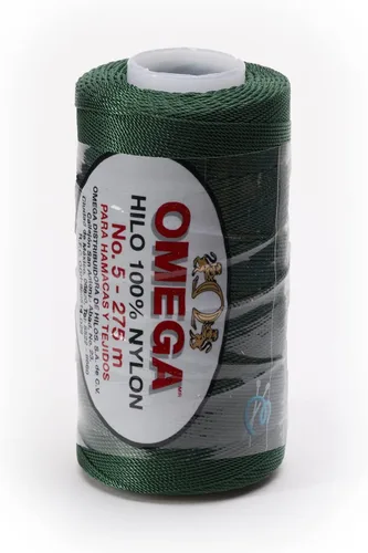 Miniatura 34 de Nylon NO.5 by Omega - Cuerda fuerte 100% nailon para ganchillo fino y manualidades - Color: 04 amarillo claro