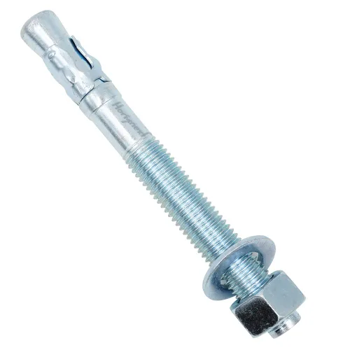 Miniatura 10 de Anclajes de hormigón 3/8, pernos de anclaje de cuña de 3/8 de acero al carbono galvanizado con arandela y tuerca, 3/8 pulgadas de diámetro exterior