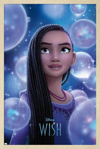 Miniatura 6 de Trends International Disney Wish Asha - Póster de pared de una hoja Paquete de póster y clip
