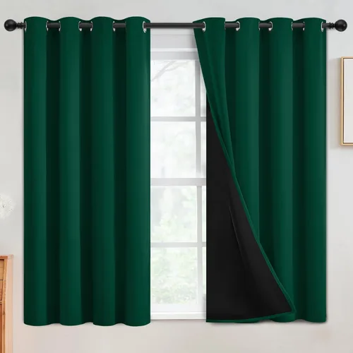 Miniatura 107 de SimpleHome - Cortinas opacas 100% para recámara, cortinas de ventana con ojales beige, con aislamiento térmico, cortinas de oscurecimiento