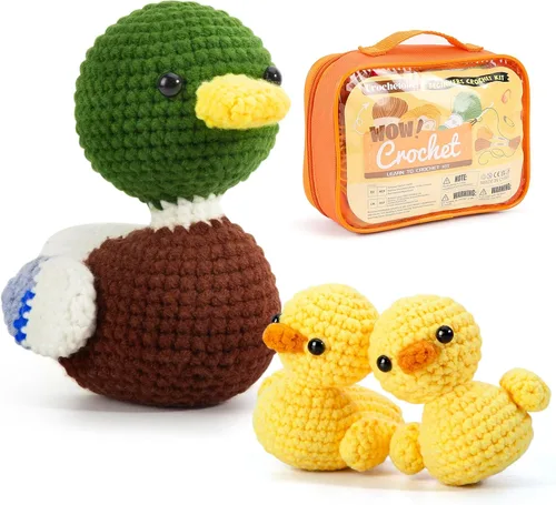 Miniatura 9 de Crochetobe Kit de ganchillo para principiantes, el kit de inicio de ganchillo incluye instrucciones fáciles de seguir y tutoriales en video, kit