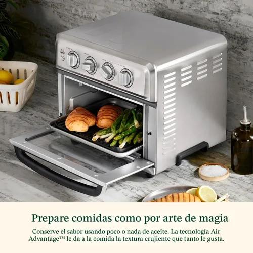 Miniatura 4 de Cuisinart Horno tostador con parrilla y freidora de aire, 1800W 8-1 Horno freidora de aire con opciones de hornear, hornear por convección, Acero