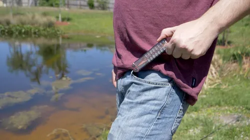 Miniatura 9 de Diamond Machining Technology (DMT) - Afilador de piedra de afilar con gancho y cuchillo, grano fino con ranura de gancho de pescado (FFHWF)
