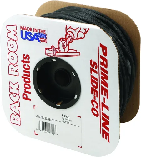 Miniatura 8 de Prime-Line P 7551 - Estriado de vinilo para retenedor de pantalla, 0.12 pulgadas, redondo, negro, 250 pies (1 rollo)