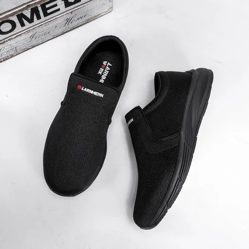 Miniatura 13 de LARN SAFETY Zapatos antideslizantes para hombre, para servicio de alimentos, zapatos de trabajo, impermeables, antideslizantes, para cocina, Negro