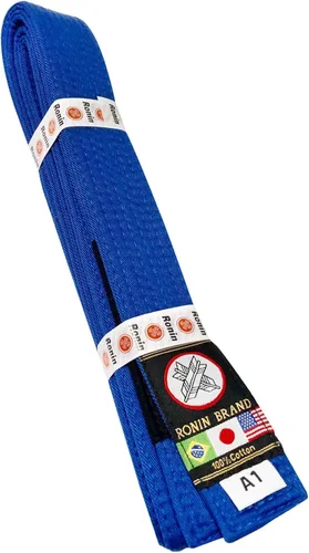 Miniatura 4 de Ronin BJJ Gi Belt - Cinturón brasileño Jiu Jitsu - Tela de polialgodón