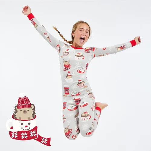 Miniatura 8 de HonestBaby - Pijama familiar navideña de algodón orgánico
