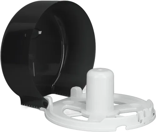 Miniatura 9 de Dispensador de papel higiénico de un solo rollo, dispensador de papel higiénico comercial jumbo para montaje en pared, dispensador de papel