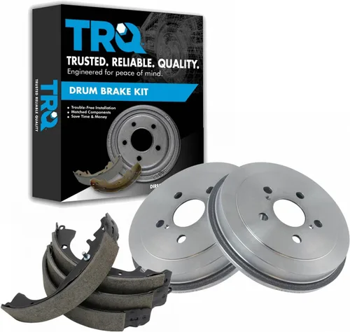 Miniatura 60 de Kit de tambor de freno y zapata ABS trasero TRQ Compatible con Subaru Forester Impreza